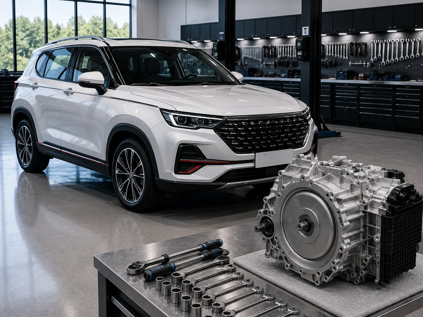 Changan CS35 Plus с коробкой BorgWarner / Getrag 6DCT451 / 7DCT (Changan, Haval H6, Volvo XC) — ремонт DCT в Москве