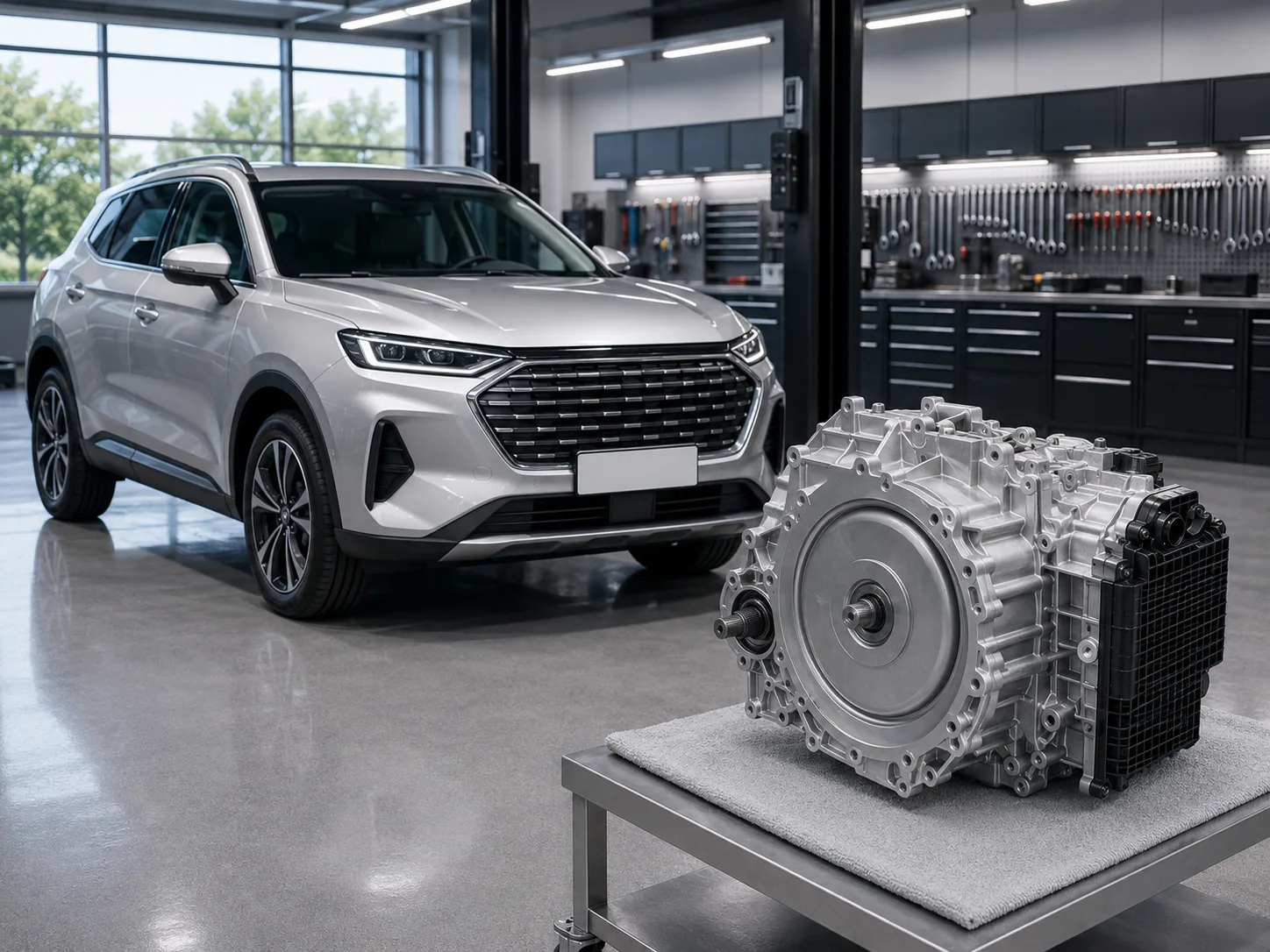 Changan CS55 Plus с коробкой BorgWarner / Getrag 6DCT451 / 7DCT (Changan, Haval H6, Volvo XC) — ремонт DCT в Москве