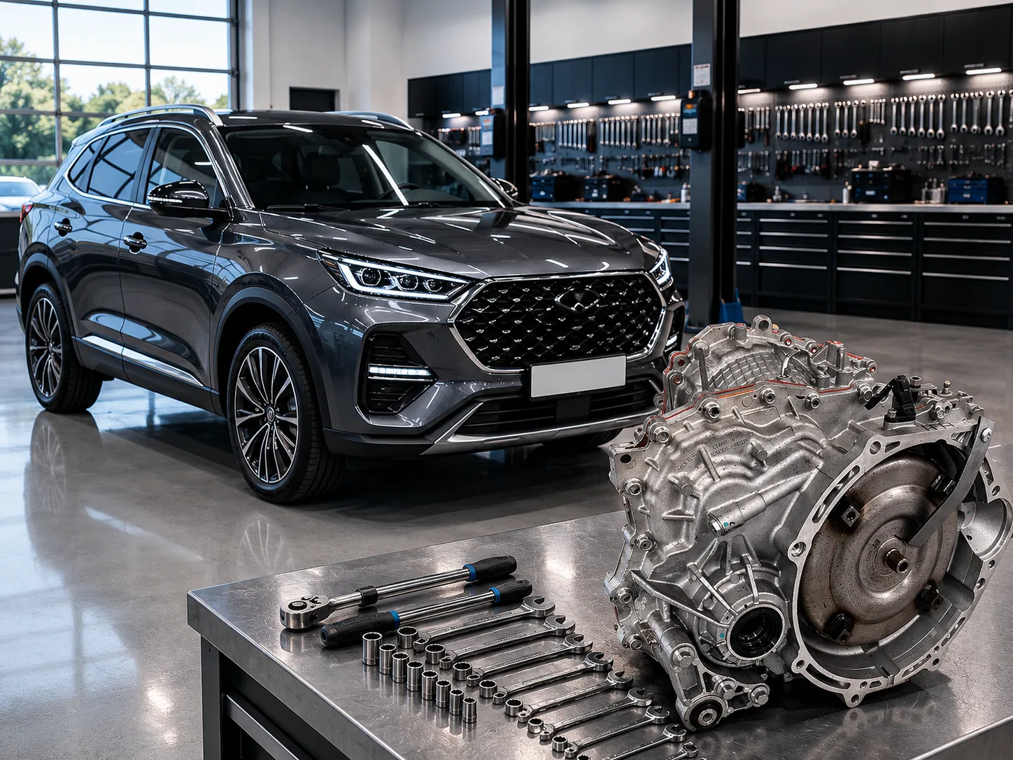 Chery Tiggo 7 Pro с коробкой Мокрый 7DCT (Chery DCT290, Geely 7DCT, Haval 7DCT, GAC 7DCT) — ремонт DCT в Москве