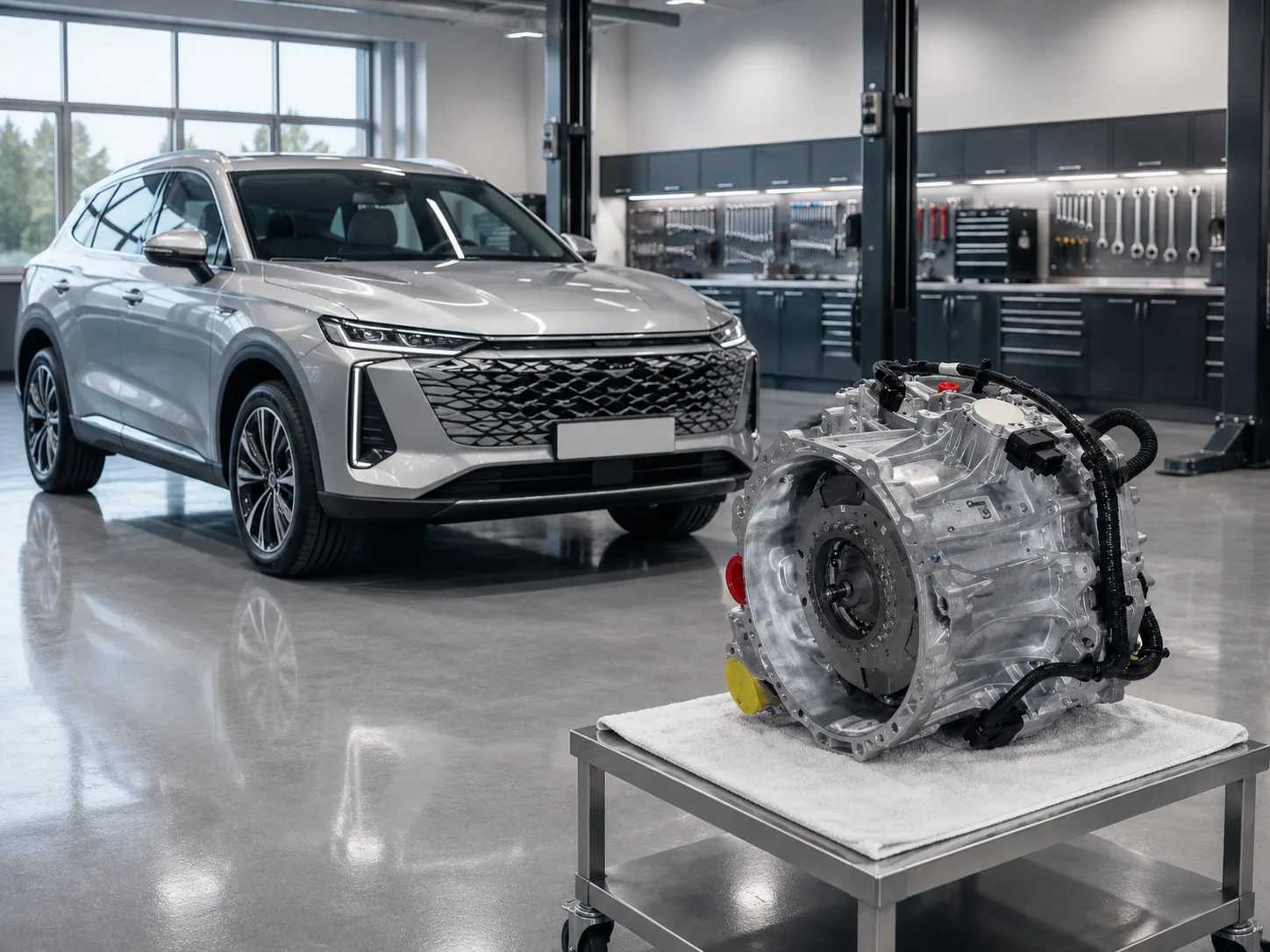Exeed RX с коробкой Мокрый 7DCT (Chery DCT290, Geely 7DCT, Haval 7DCT, GAC 7DCT) — ремонт DCT в Москве