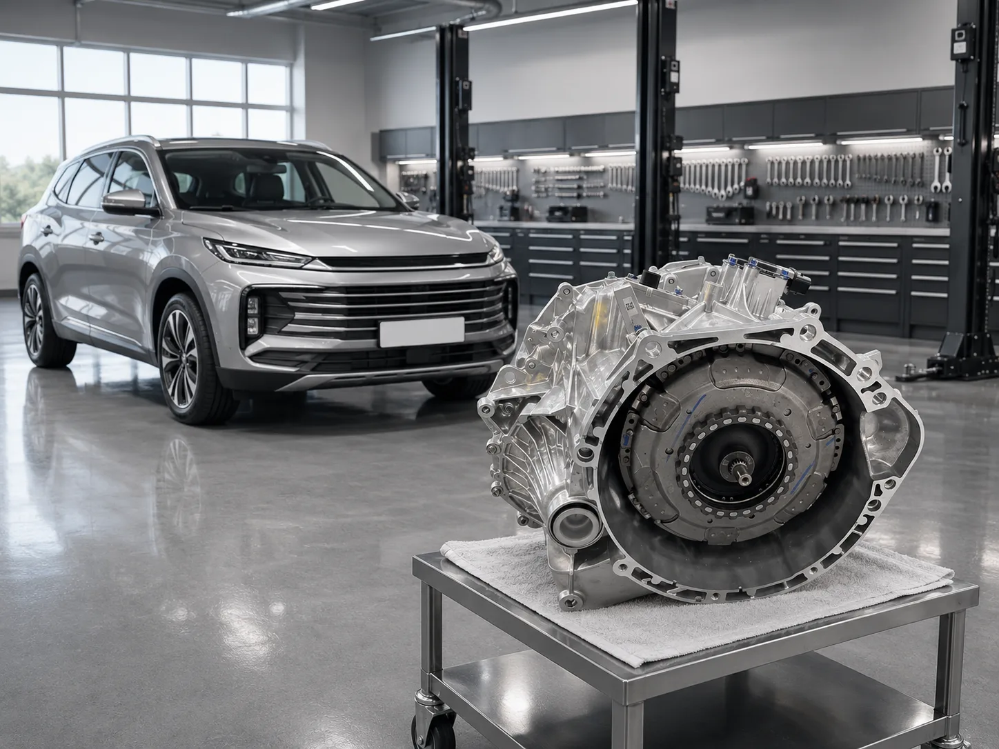 Exeed TXL с коробкой Мокрый 7DCT (Chery DCT290, Geely 7DCT, Haval 7DCT, GAC 7DCT) — ремонт DCT в Москве