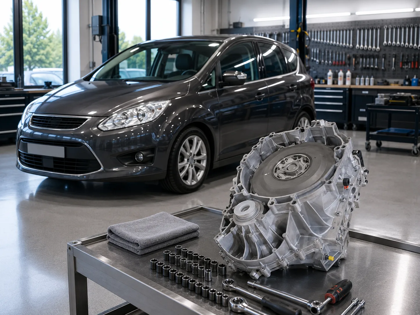 Ford C-MAX с коробкой PowerShift 6DCT450 — ремонт DCT в Москве