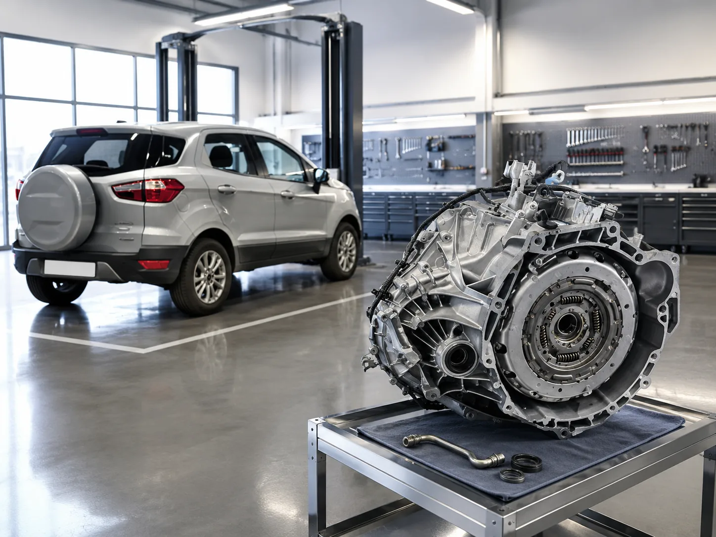 Ford EcoSport с коробкой PowerShift 6DCT250 — ремонт DCT в Москве
