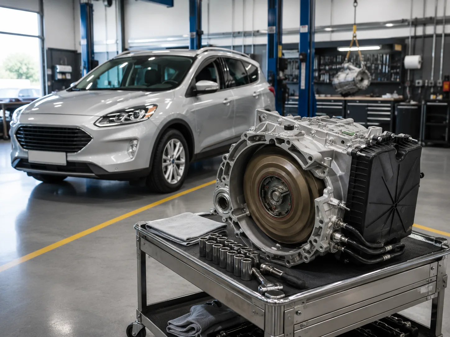 Ford Kuga с коробкой PowerShift 6DCT450 — ремонт DCT в Москве