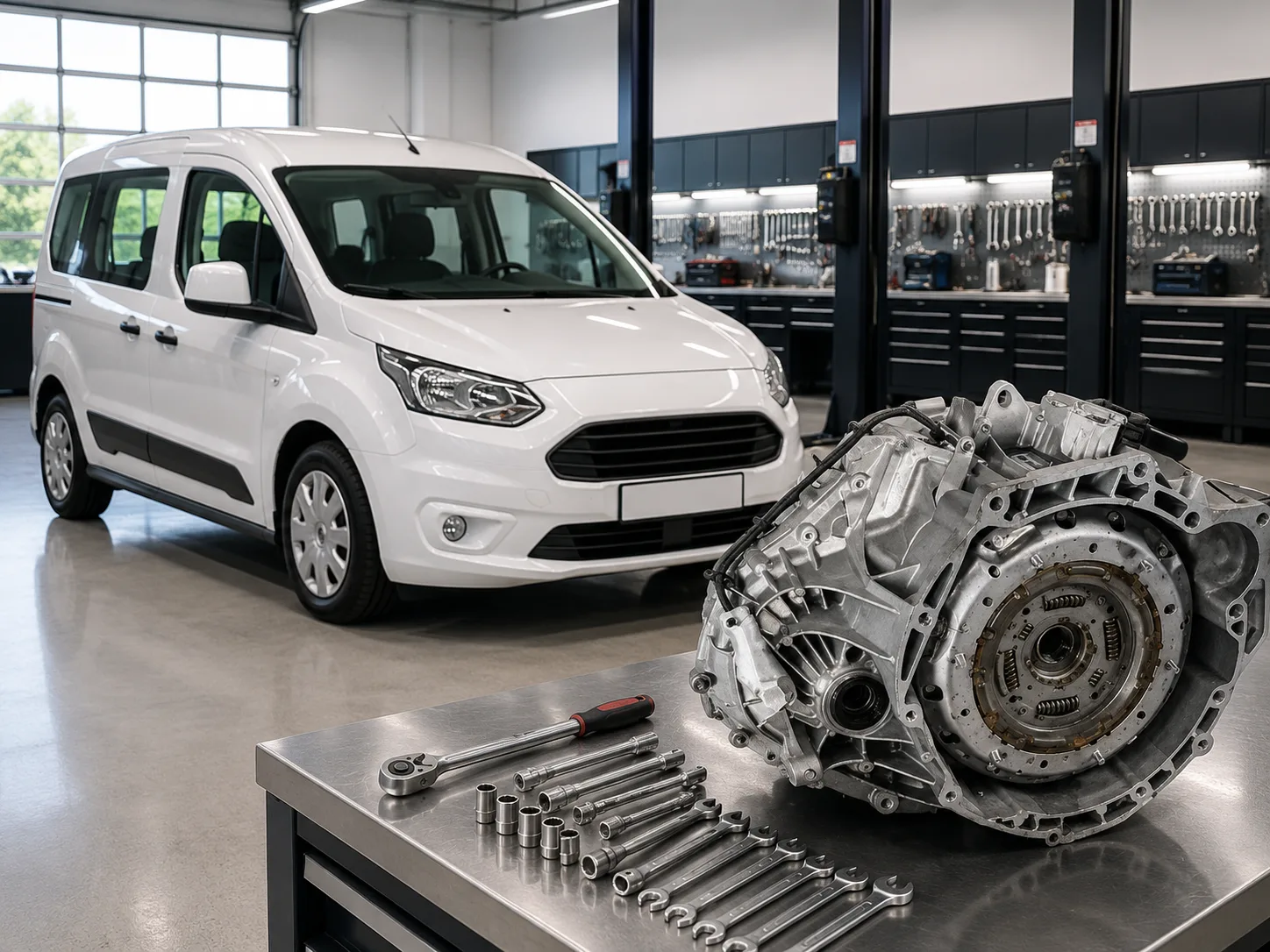 Ford Tourneo Connect с коробкой PowerShift 6DCT250 — ремонт DCT в Москве