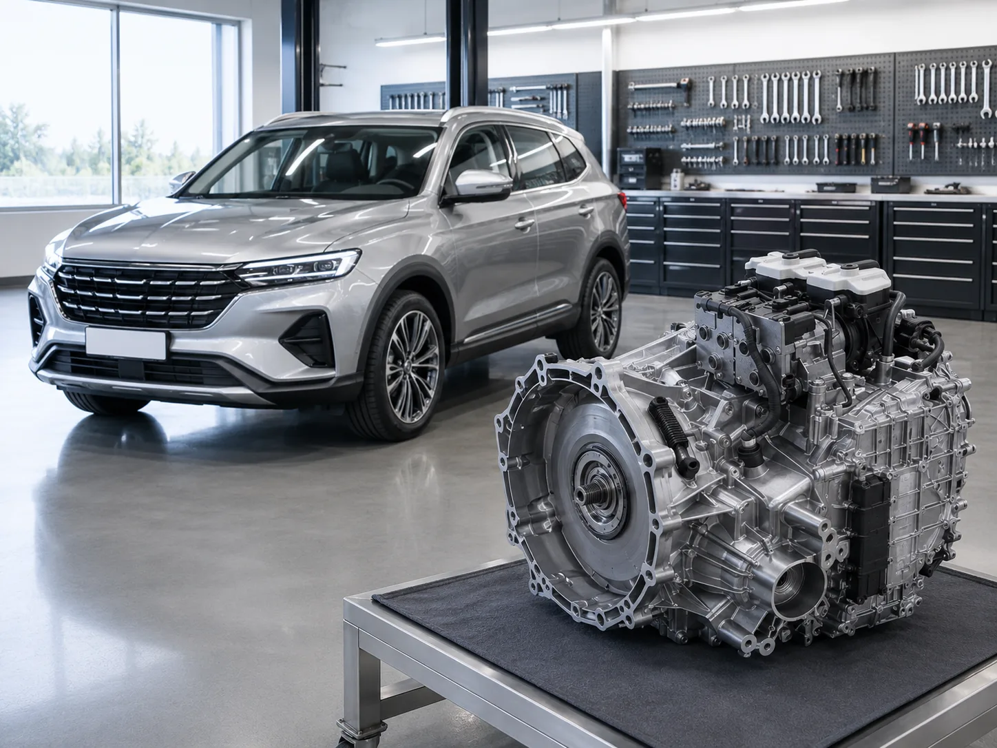 Geely Atlas Pro с коробкой Мокрый 7DCT (Chery DCT290, Geely 7DCT, Haval 7DCT, GAC 7DCT) — ремонт DCT в Москве