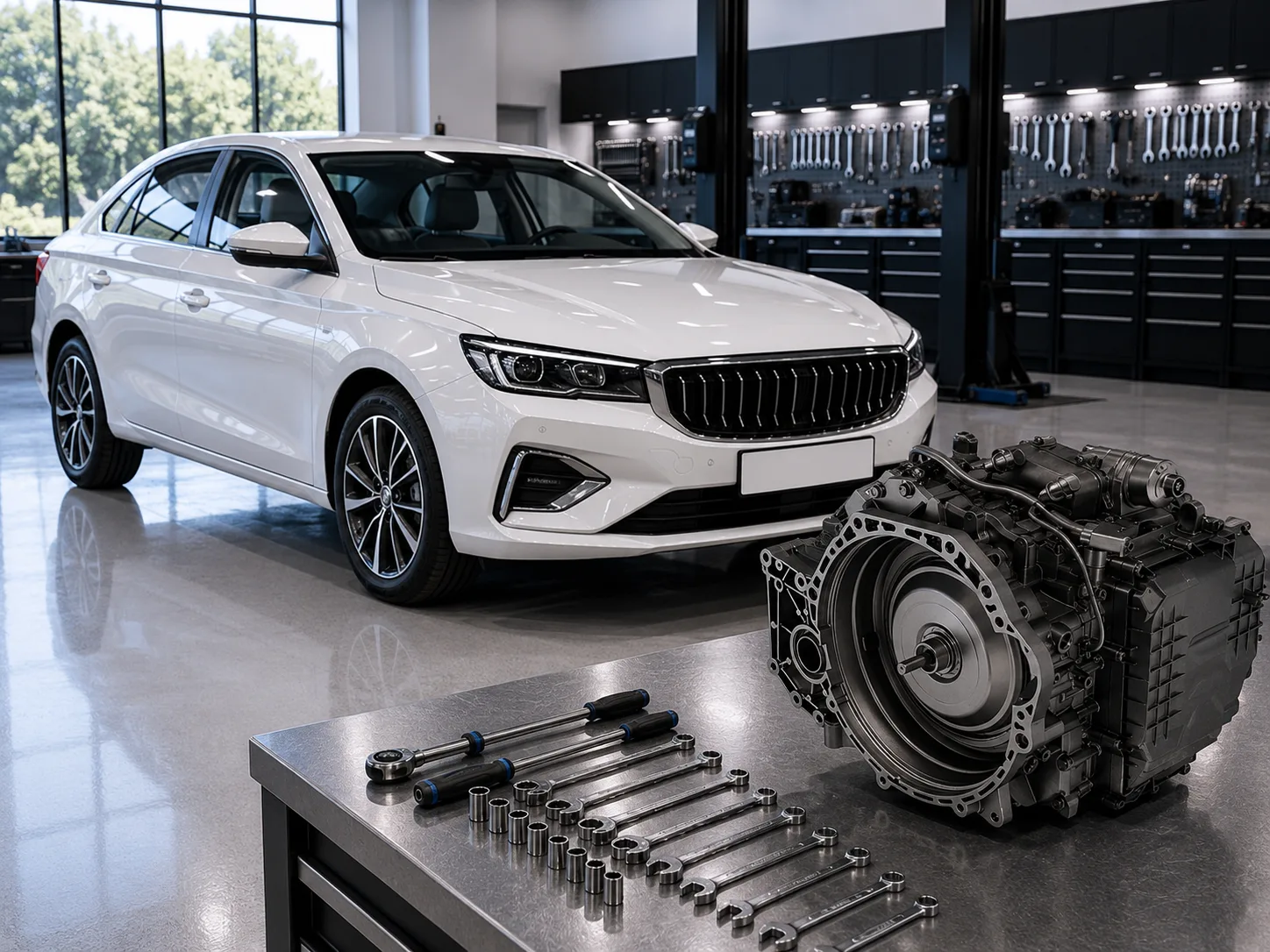 Geely Emgrand с коробкой Мокрый 7DCT (Chery DCT290, Geely 7DCT, Haval 7DCT, GAC 7DCT) — ремонт DCT в Москве