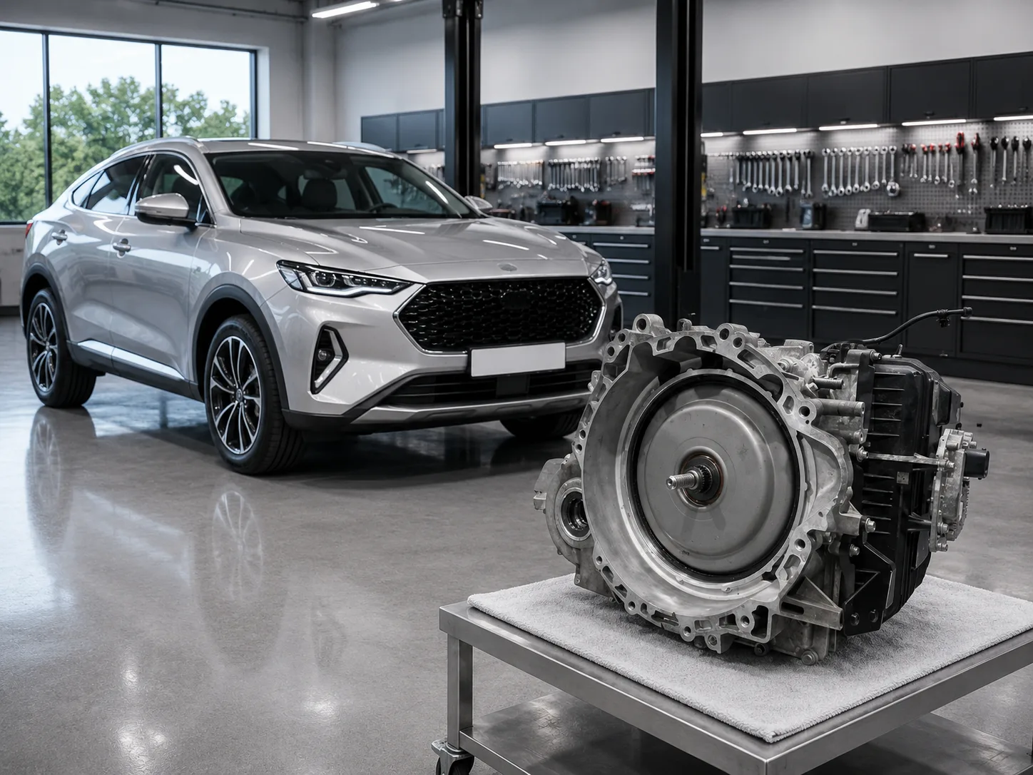 Haval F7x с коробкой Мокрый 7DCT (Chery DCT290, Geely 7DCT, Haval 7DCT, GAC 7DCT) — ремонт DCT в Москве