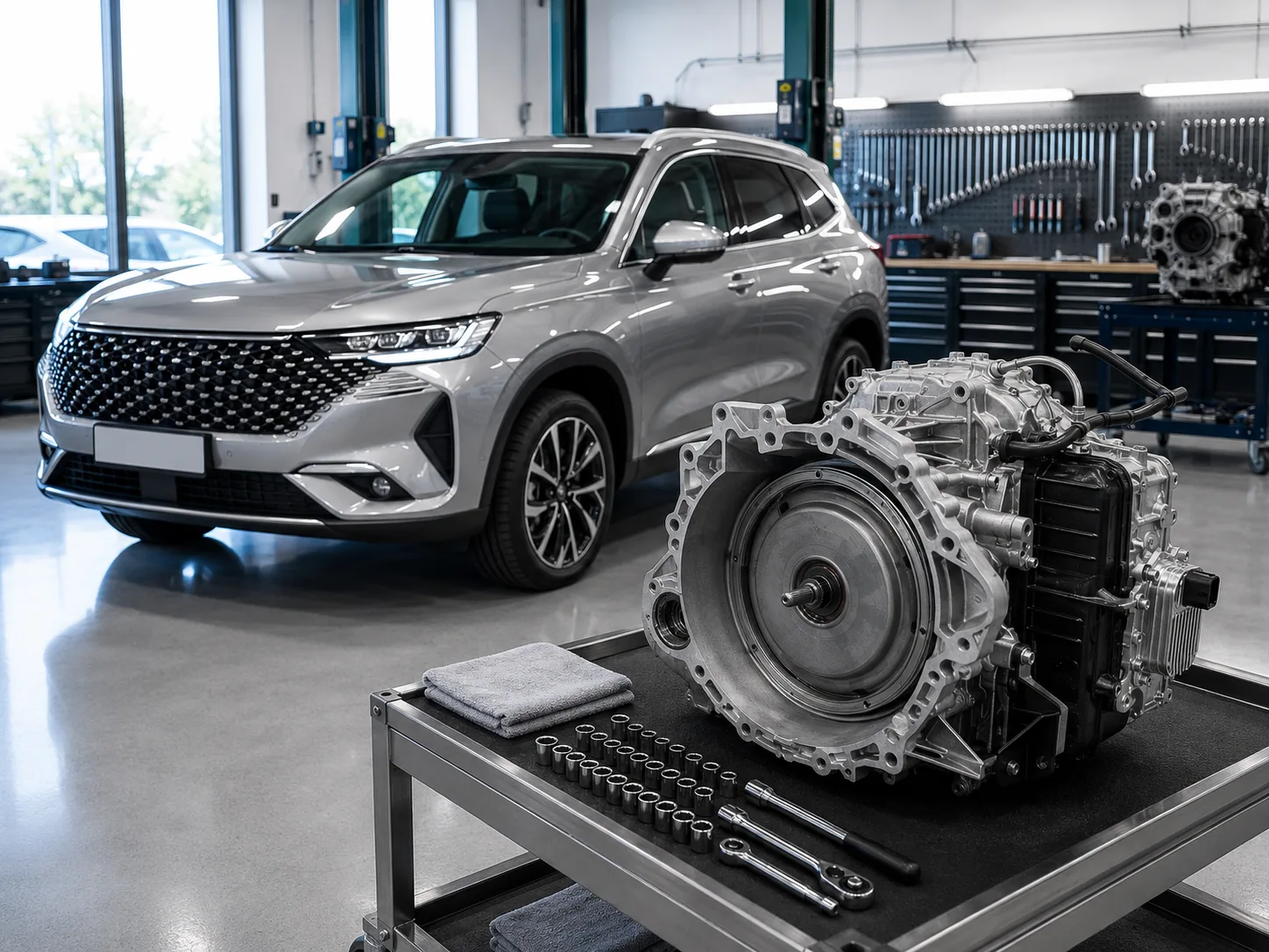 Haval H6 (новое поколение, 2020+) с коробкой Мокрый 7DCT (Chery DCT290, Geely 7DCT, Haval 7DCT, GAC 7DCT) — ремонт DCT в Москве