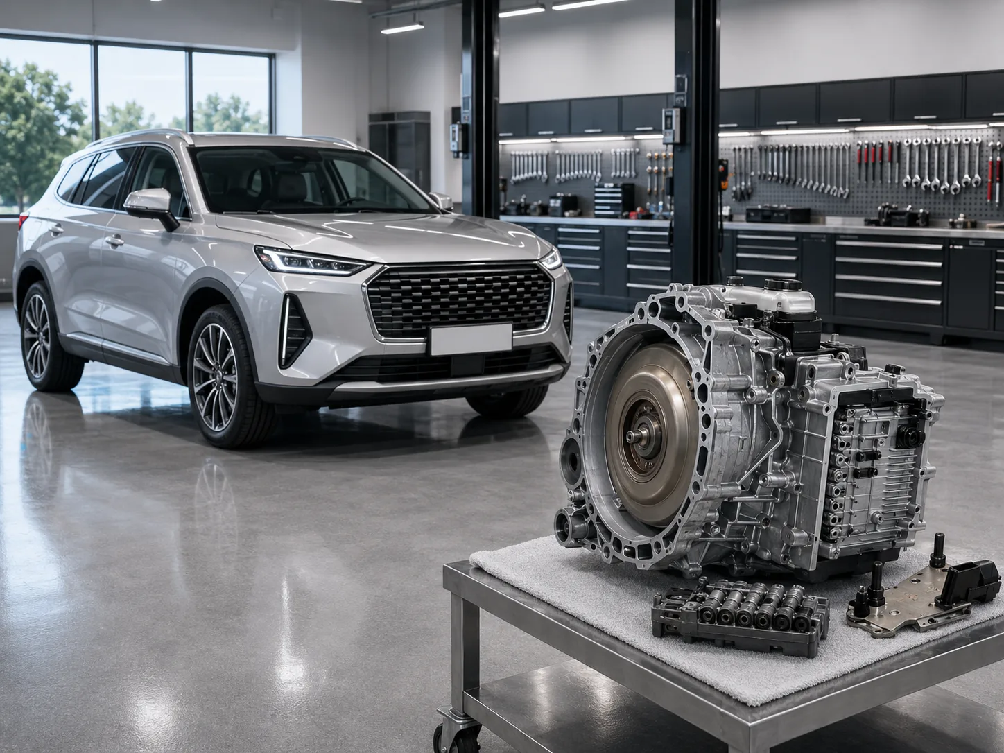 Haval Jolion с коробкой Мокрый 7DCT (Chery DCT290, Geely 7DCT, Haval 7DCT, GAC 7DCT) — ремонт DCT в Москве