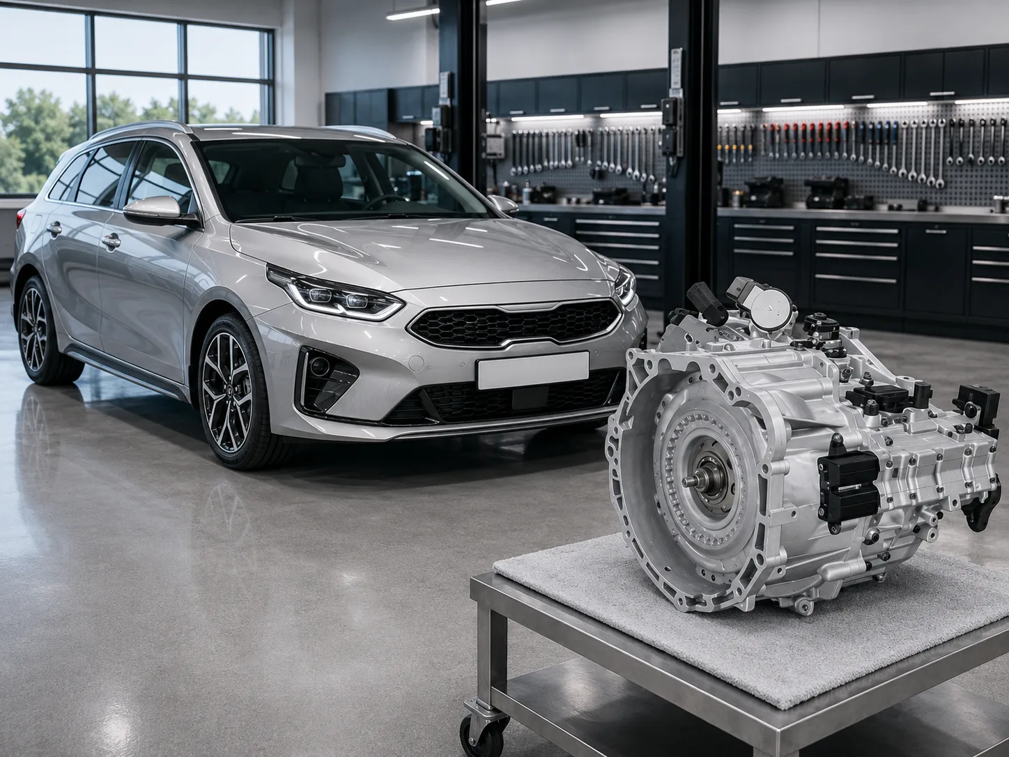Kia Ceed с коробкой Hyundai/Kia 7DCT (D7UF1, EcoShift) — ремонт DCT в Москве