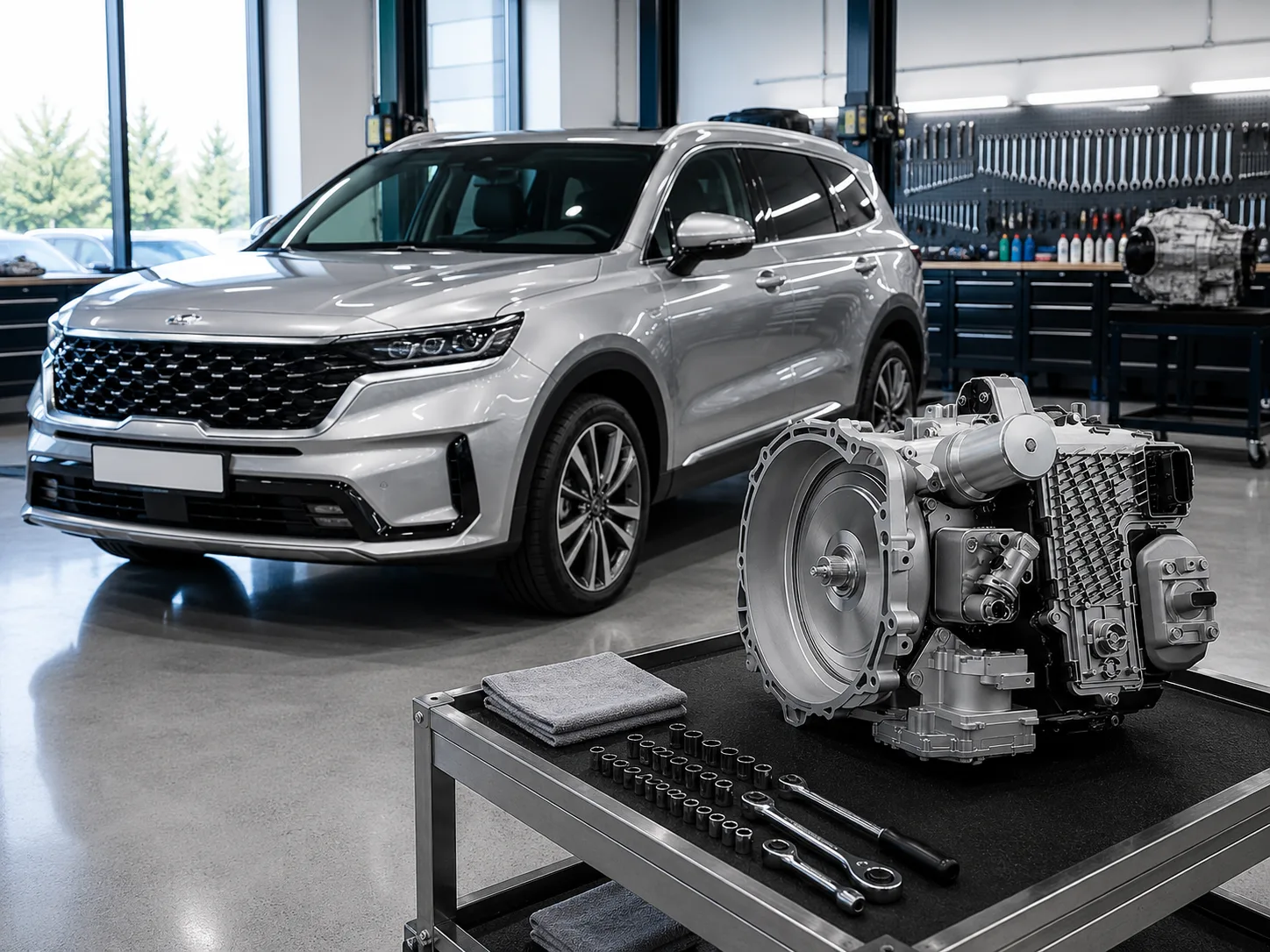 Kia Sorento Prime с коробкой Hyundai/Kia 8DCT (D8LF1) — ремонт DCT в Москве