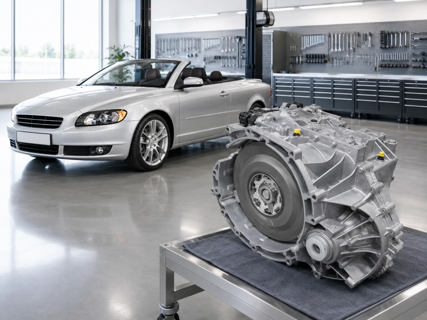Volvo C70 с коробкой PowerShift 6DCT450 — ремонт DCT в Москве