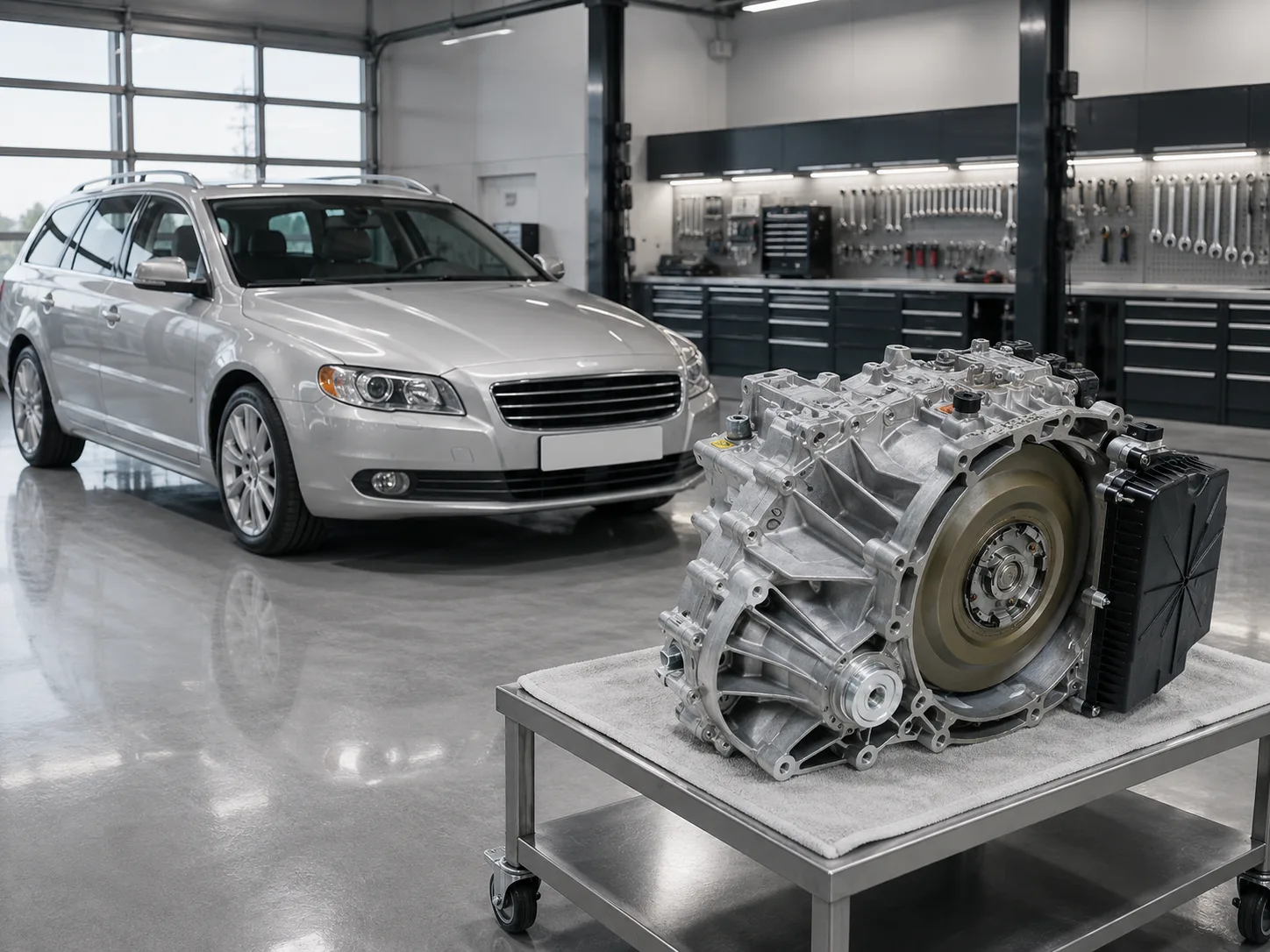 Volvo V70 с коробкой PowerShift 6DCT450 — ремонт DCT в Москве